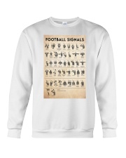 football hand signals pt phq ntv Crewneck Sweatshirt tile