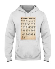 football hand signals pt phq ntv Hooded Sweatshirt tile