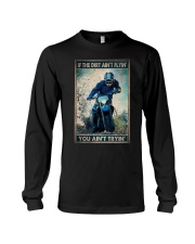 motorcross dirt flyin pt dvhh ngt Long Sleeve Tee tile