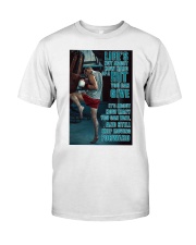 boxing lifes not about pt mttn ngt Classic T-Shirt tile