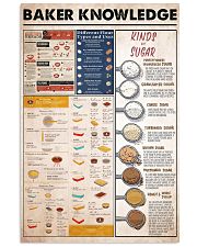 baker knowledge 11x17 Poster front