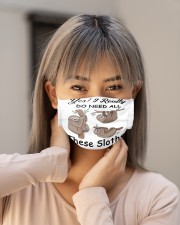 yes need all these sloths mas Cloth Face Mask - 3 Pack aos-face-mask-lifestyle-18