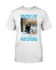 boy love hockey dogs once upon phq nna Premium Fit Mens Tee tile