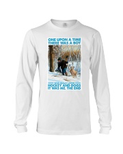 boy love hockey dogs once upon phq nna Long Sleeve Tee tile