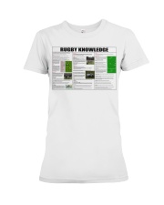 rugby handout pt lqt ngt Premium Fit Ladies Tee tile