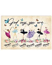 Ballet Unique god say you are poster 17x11 Poster front