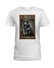 female firefighter princesses poster ttb pml Ladies T-Shirt tile