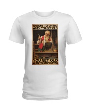 barber old you don't stop ptp hq ntv Ladies T-Shirt tile