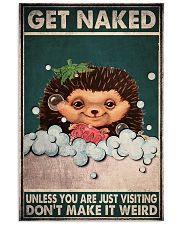 hedgehog naked pt phn ngt 11x17 Poster front