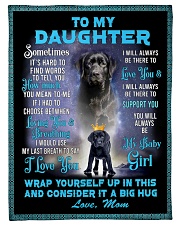 To My Daughter From Mom Lab Fleece Blanket lqt p Small Fleece Blanket - 30" x 40" front