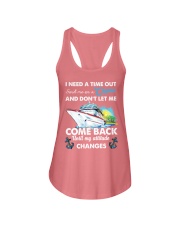 send me on a cruise never come back Ladies Flowy Tank tile