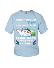 send me on a cruise never come back Youth T-Shirt tile