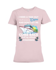 send me on a cruise never come back Premium Fit Ladies Tee tile
