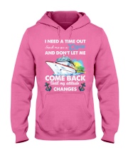 send me on a cruise never come back Hooded Sweatshirt tile