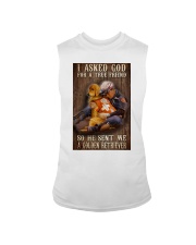 firefighter golden retriever true friend ttb NTH Sleeveless Tee tile