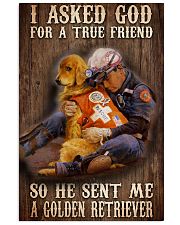 firefighter golden retriever true friend ttb NTH 11x17 Poster front