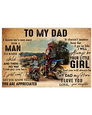 motocross daughter to my dad lqt ntv 24x16 Poster front
