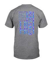 mericanmad mermaid usa flag neon Classic T-Shirt tile
