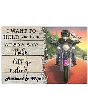 Biker Cat hold your hand custom pt lht ngt 17x11 Poster front