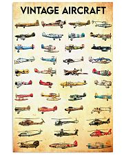 vintage aircraft poster 11x17 Poster front