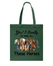 Yes I really do need these horses Tote Bag tile