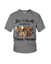 Yes I really do need these horses Youth T-Shirt tile