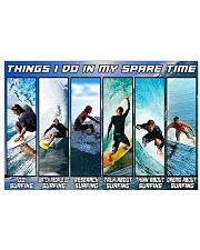 surfing spare time pt lqt ngt 17x11 Poster front