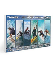 surfing spare time pt lqt ngt Gallery Wrapped Canvas Prints tile