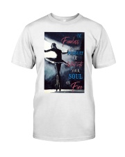 Ballet be fearless in pursuit mttn ntv Premium Fit Mens Tee tile
