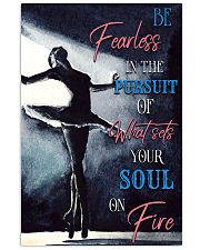 Ballet be fearless in pursuit mttn ntv 16x24 Poster front