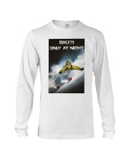 skiing only at night pt lqt ntv Long Sleeve Tee tile