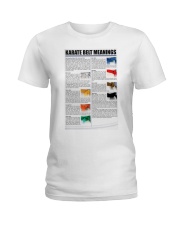 karate belt meanings pt lqt ngt Ladies T-Shirt tile