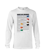 karate belt meanings pt lqt ngt Long Sleeve Tee tile