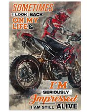 ducat biker look back pt lqt cva 11x17 Poster front