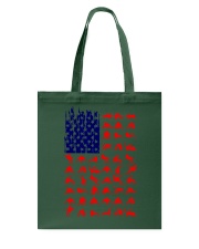 jiu jitsu us flag icon Tote Bag tile