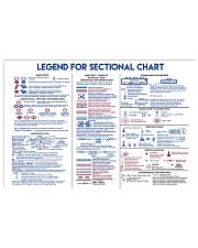 pilot Legend for sectional chart pt lqt nna Horizontal Poster tile