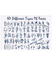 sailing 60 types knots pt lqt DVH 17x11 Poster front