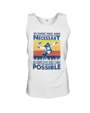 skydiving possible Unisex Tank tile
