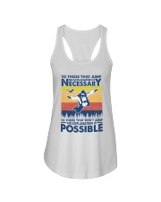 skydiving possible Ladies Flowy Tank tile
