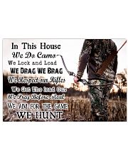 Traditional Archers Deer Hunting Recurve lqt nth 17x11 Poster front