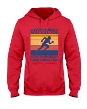 running man something fun Hooded Sweatshirt tile