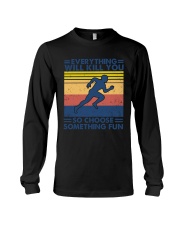 running man something fun Long Sleeve Tee tile