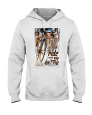 Cycling rain pt dvhh nth Hooded Sweatshirt tile