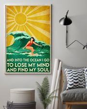 surfing girl find my soul 11x17 Poster lifestyle-poster-1