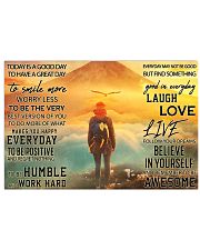 Hiking today is a good day pt dvhh ngt ads 17x11 Poster front