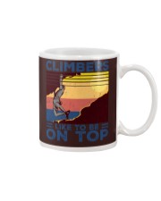 climbers on top Mug tile