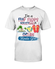 volleyball and summer vacation kinda girl Classic T-Shirt front