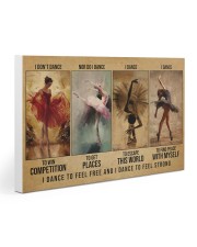 ballet dance to feel pt lqt-DVH Gallery Wrapped Canvas Prints tile