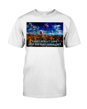 love hot air balloons sky adventure lqt pml Premium Fit Mens Tee tile