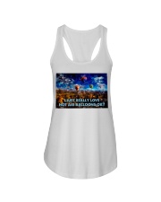 love hot air balloons sky adventure lqt pml Ladies Flowy Tank tile